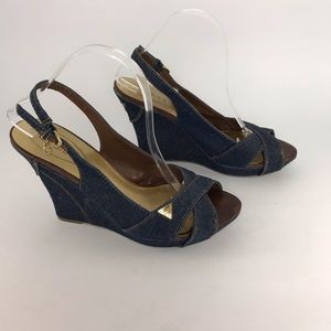 Guess Denim Wedges Super Cute!